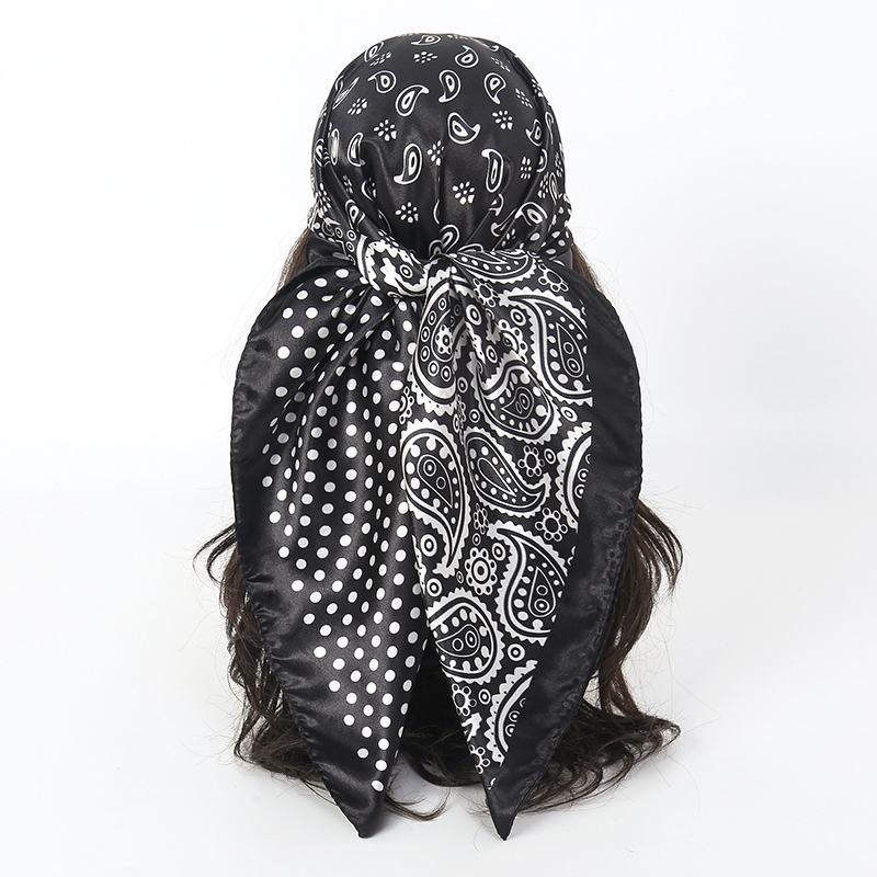 Luxury Skincare Headband - Носовые платки для волос, шелковый шарф