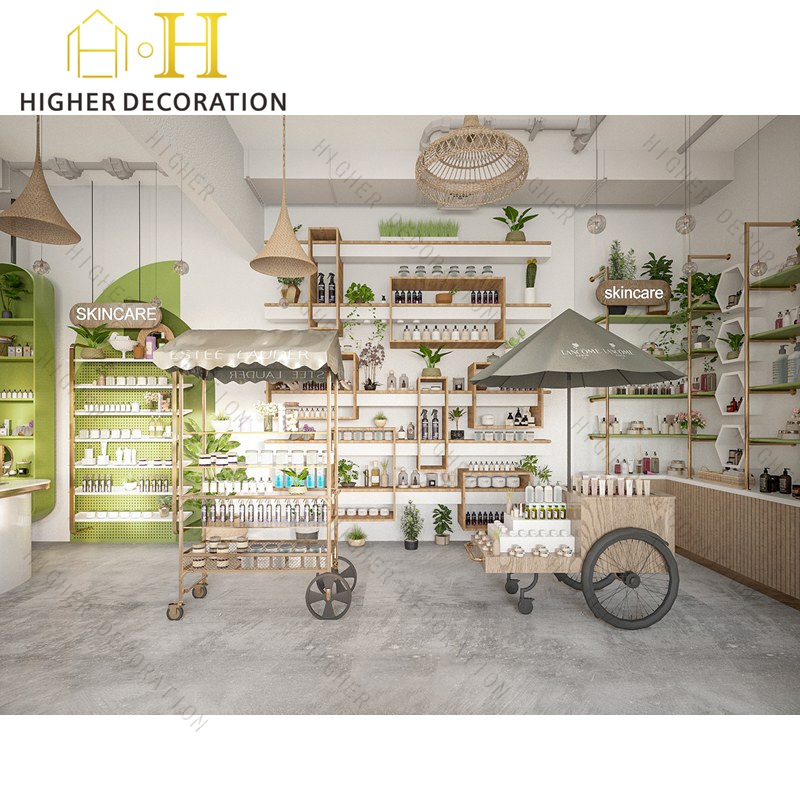 Изготовленная на заказ витрина – обзор и цена Luxury Skincare Store