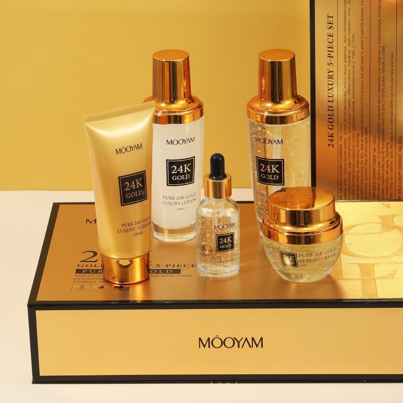 24-каратное золото, роскошный  – обзор и цена Luxury Skincare Sets